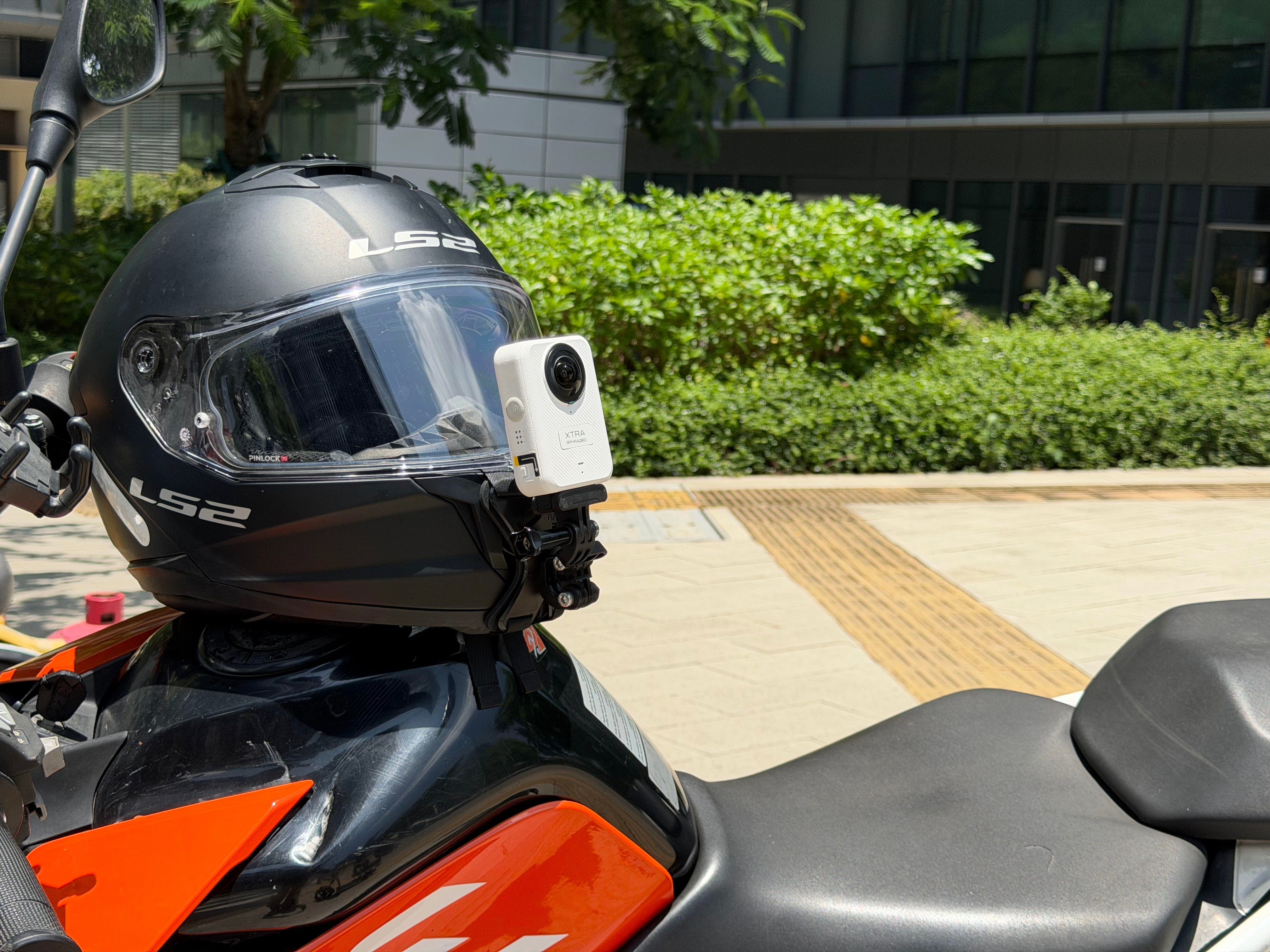 How to Mount a 360 Camera on a Motorcycle Helmet
