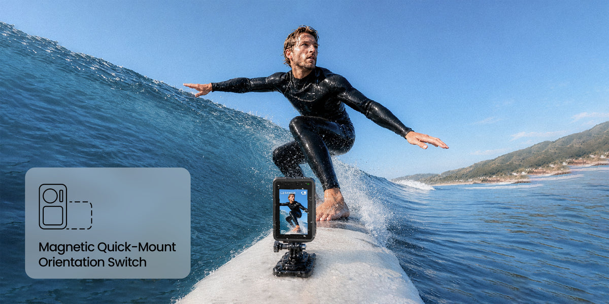 Magnetic Quick Mount & Vertical Shooting