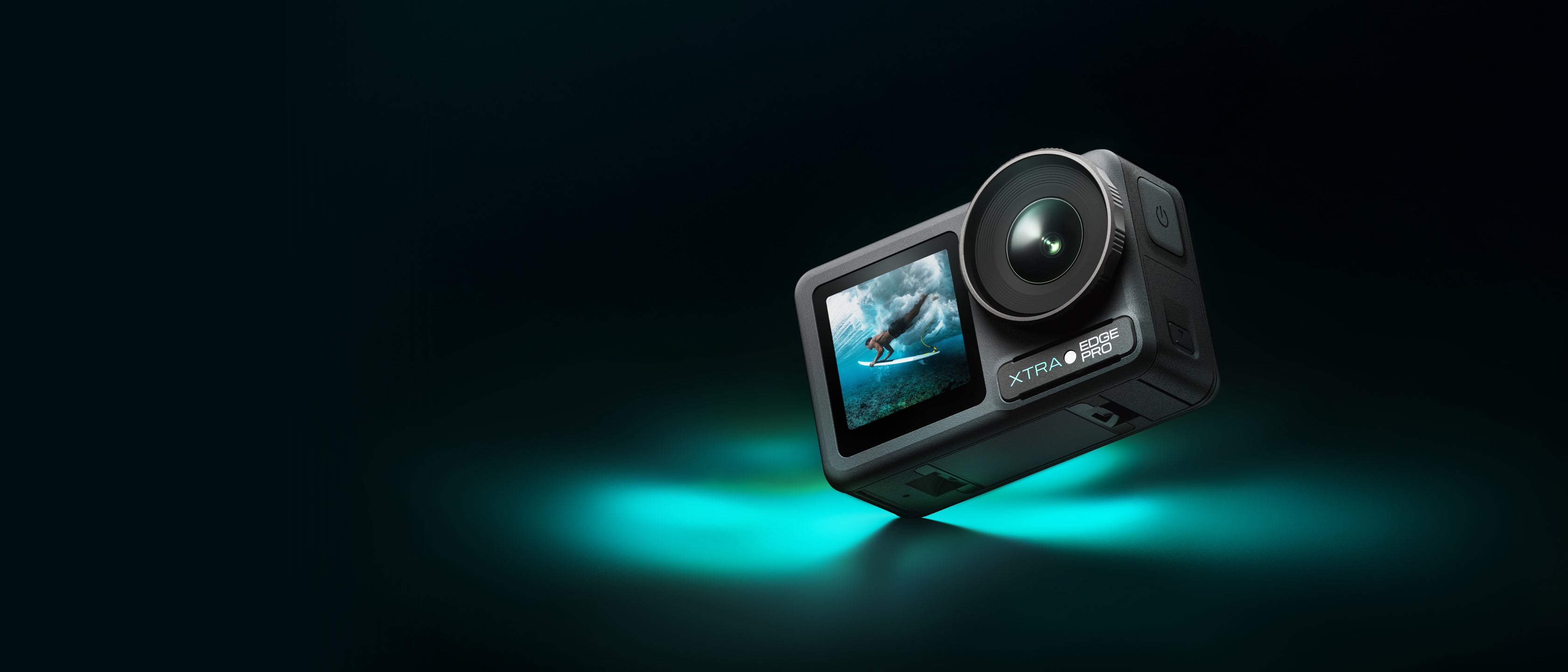 XTRA Edge Pro 4K waterproof action camera homepage hero