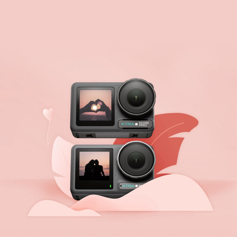 Xtra Edge Pro: 4K Action Camera With 1/1.3" Sensor & Night View