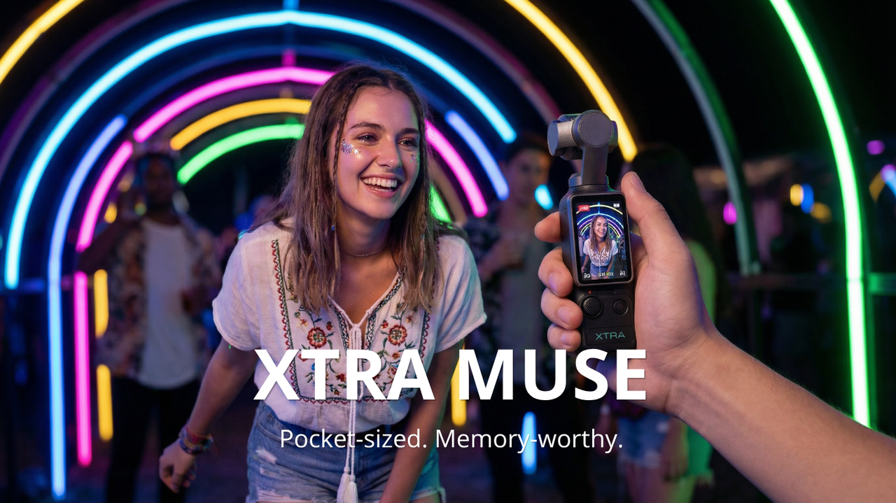 XTRA Muse camera - What to Bring to Neon Carnival: Festival Essentials for Bett