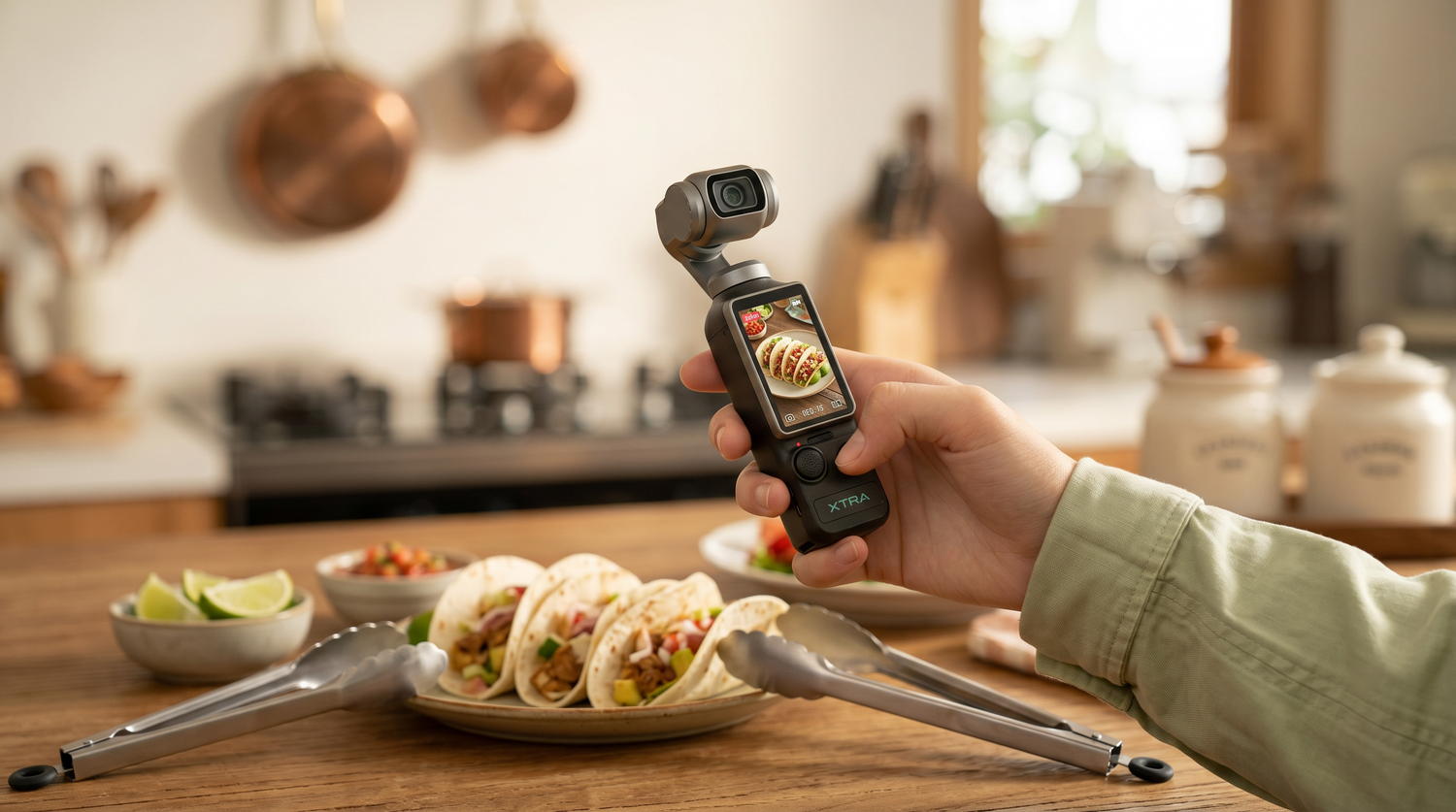 How Home Cooks Are Using XTRA MUSE to Film Recipes, Dinner Prep, and Kitchen Moments