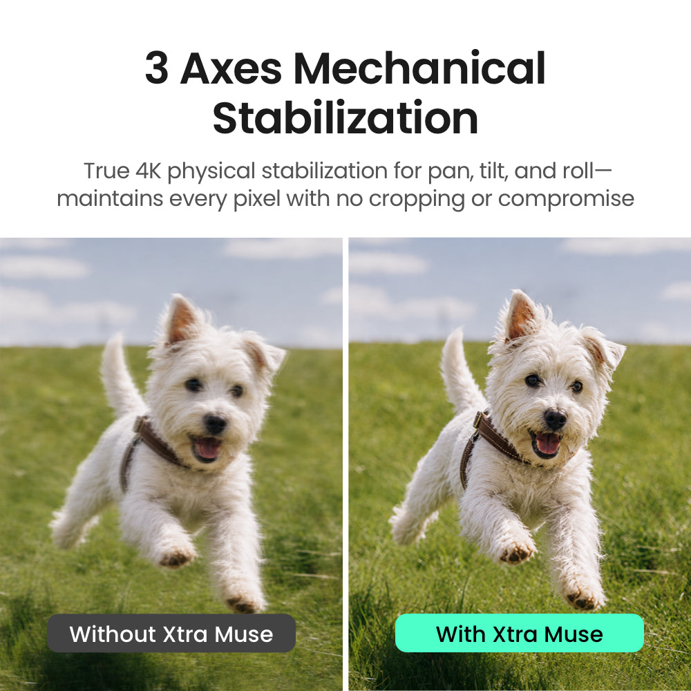 Xtra Muse 4K pocket gimbal camera with 1-inch CMOS sensor - product image 5