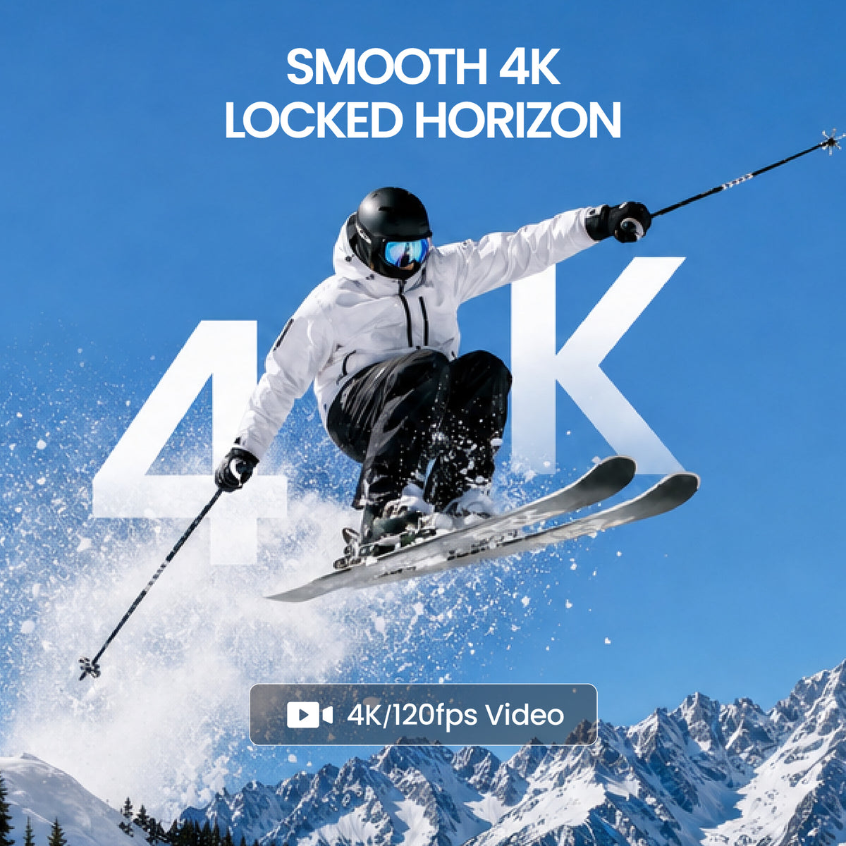 Side view of the XTRA Edge Pro action camera showing the lens and waterproof camera body