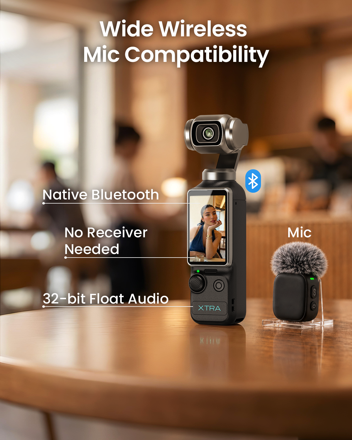 Xtra Muse: 4K/120fps Pocket Gimbal Camera with 1" CMOS Sensor