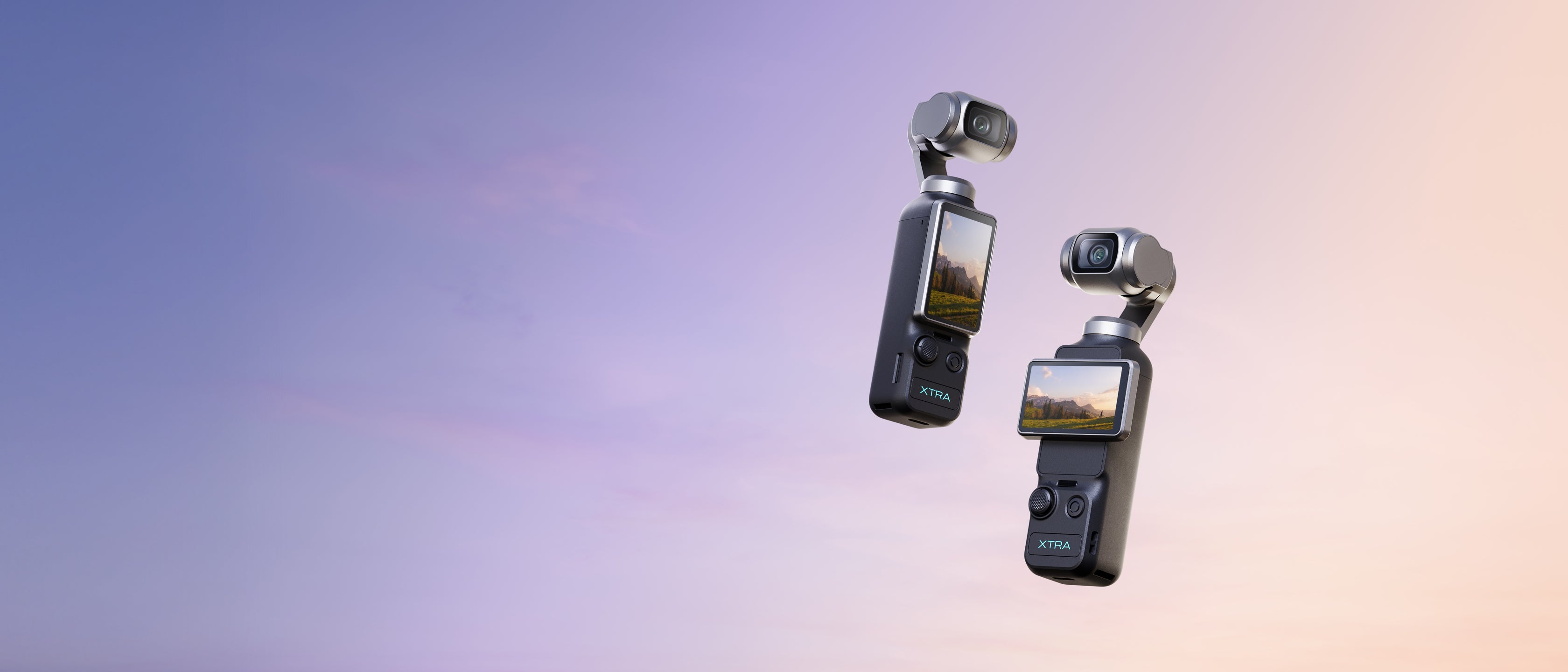 XTRA Muse 4K pocket gimbal camera homepage hero